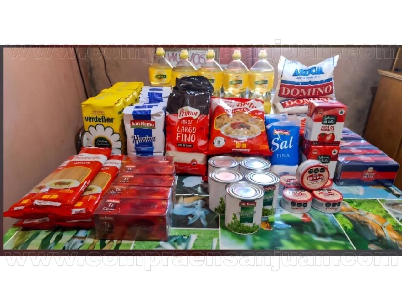 Combo De Mercadería Con 65 Artículos 5 De Cada Uno