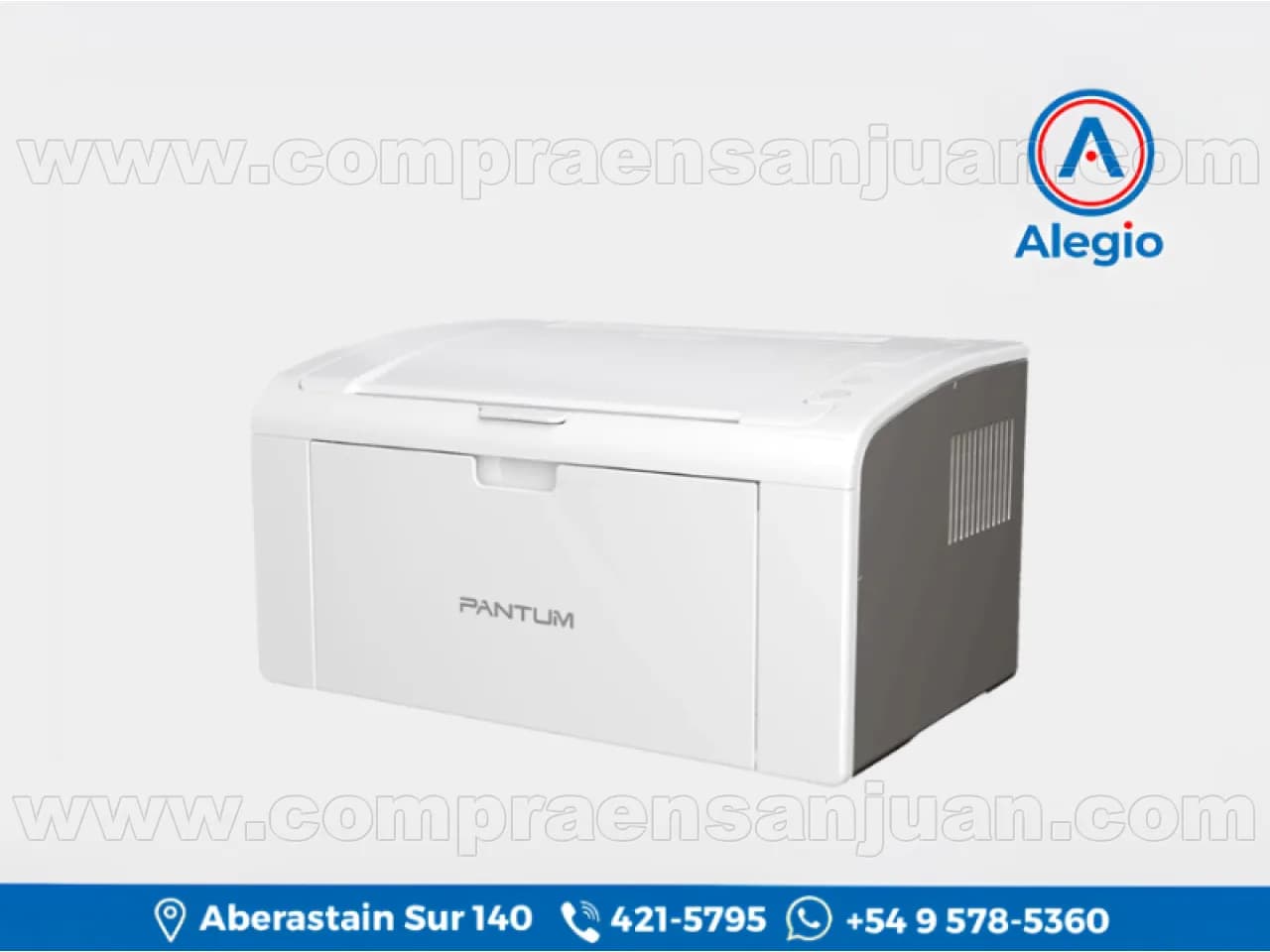 Impresora Laser Pantum P2509w Wifi Monocromatica - Alta Velocidad De Impresión - Nuevo (#84535)