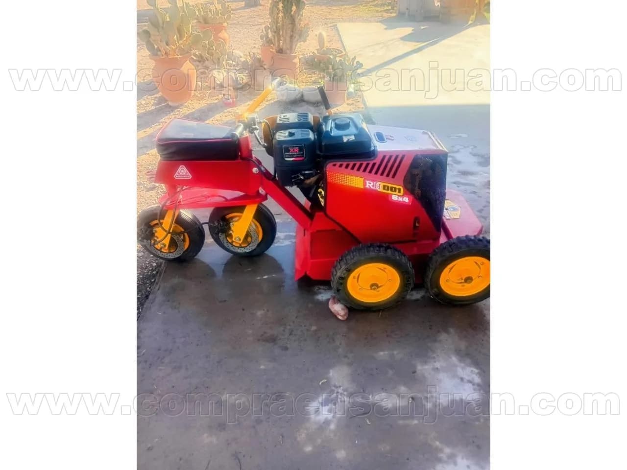 Roland Mini Tractor Desmalezadora Corta Cesped. Carne E Perro 6x4