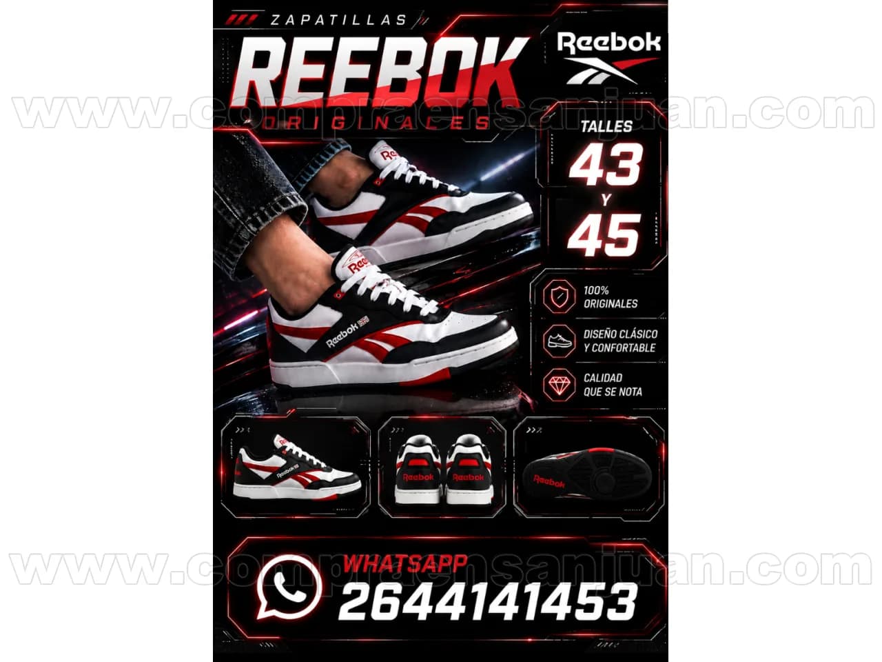 🔴🔴 Reebok Originales 🔴🔴
